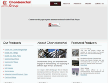 Tablet Screenshot of chandranchal.com